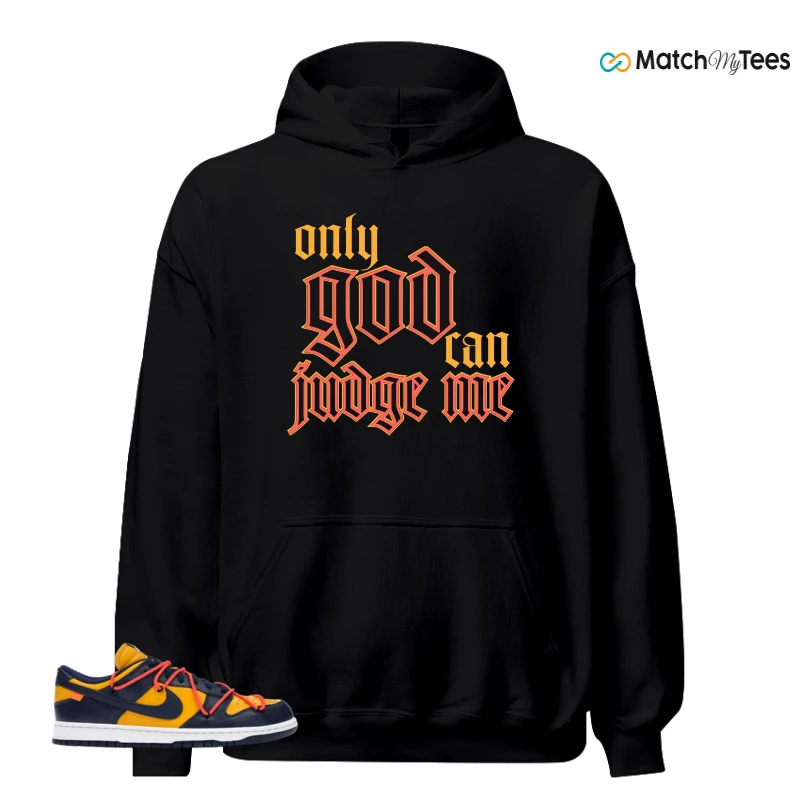 NIKE DUNK LOW OFF-WHITE UNIVERSITY GOLD SNEAKER Matching Tees hoodie