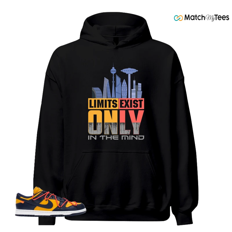 NIKE DUNK LOW OFF-WHITE UNIVERSITY GOLD SNEAKER Matching Tees hoodie