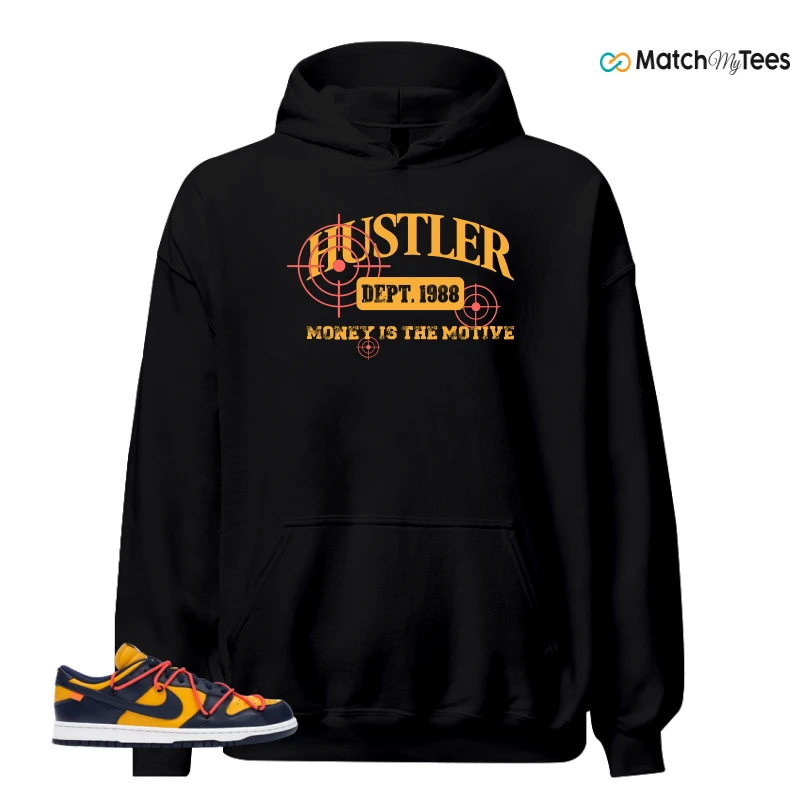 NIKE DUNK LOW OFF-WHITE UNIVERSITY GOLD SNEAKER Matching Tees hoodie