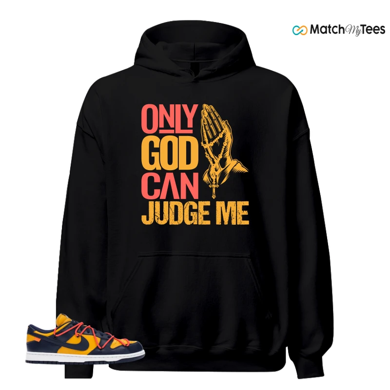 NIKE DUNK LOW OFF-WHITE UNIVERSITY GOLD SNEAKER Matching Tees hoodie