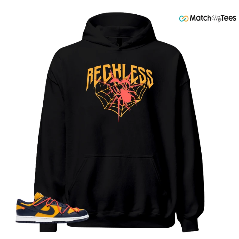 NIKE DUNK LOW OFF-WHITE UNIVERSITY GOLD SNEAKER Matching Tees hoodie