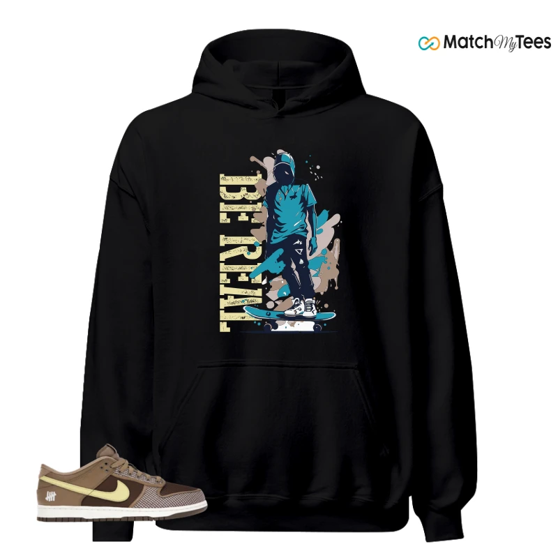 NIKE DUNK LOW UNDEFEATED CANTEEN DUNK VS. AF1 PACK SNEAKER Matching Tees hoodie