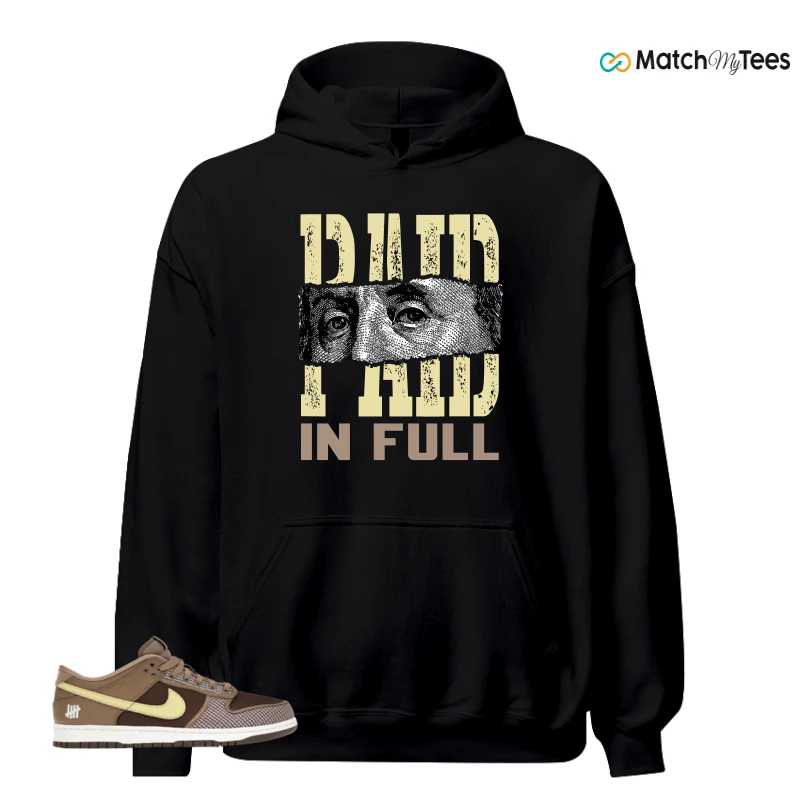 NIKE DUNK LOW UNDEFEATED CANTEEN DUNK VS. AF1 PACK SNEAKER Matching Tees hoodie