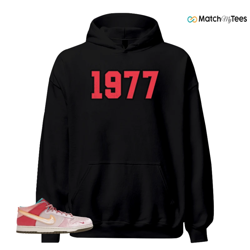 NIKE DUNK MID SOCIAL STATUS FREE LUNCH STRAWBERRY MILK SNEAKER Matching Tees hoodie