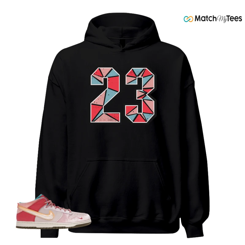 NIKE DUNK MID SOCIAL STATUS FREE LUNCH STRAWBERRY MILK SNEAKER Matching Tees hoodie