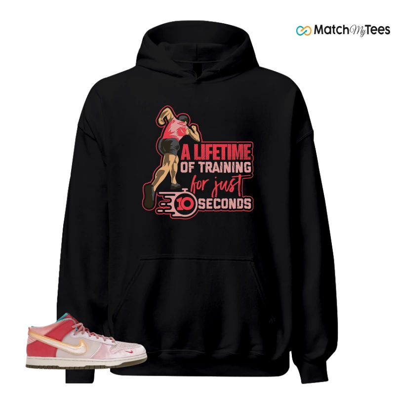 NIKE DUNK MID SOCIAL STATUS FREE LUNCH STRAWBERRY MILK SNEAKER Matching Tees hoodie