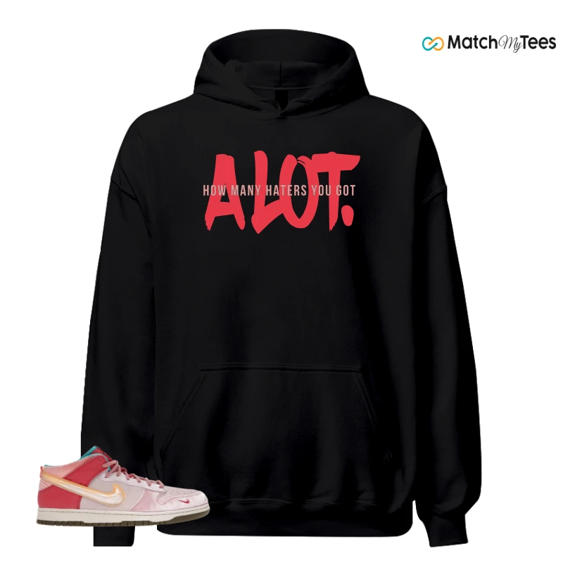 NIKE DUNK MID SOCIAL STATUS FREE LUNCH STRAWBERRY MILK SNEAKER Matching Tees hoodie