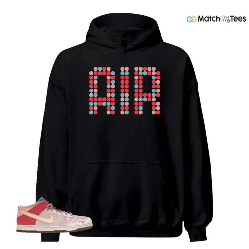NIKE DUNK MID SOCIAL STATUS FREE LUNCH STRAWBERRY MILK SNEAKER Matching Tees hoodie