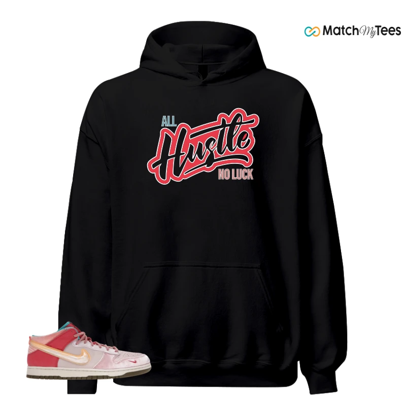 NIKE DUNK MID SOCIAL STATUS FREE LUNCH STRAWBERRY MILK SNEAKER Matching Tees hoodie