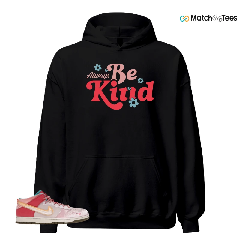 NIKE DUNK MID SOCIAL STATUS FREE LUNCH STRAWBERRY MILK SNEAKER Matching Tees hoodie