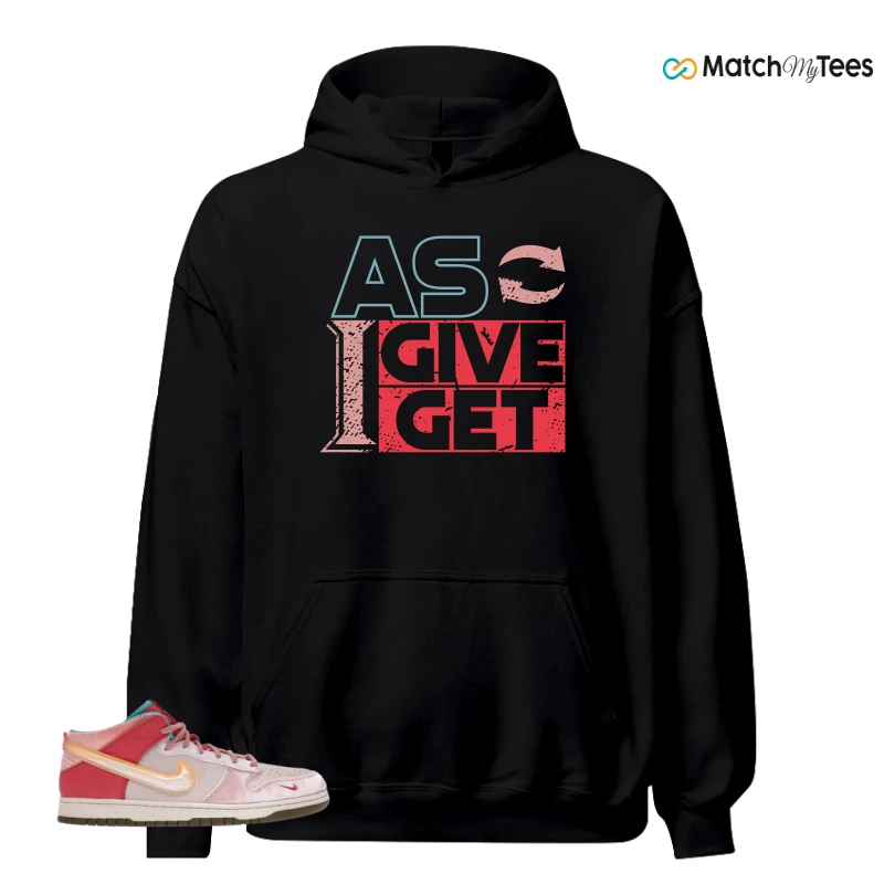 NIKE DUNK MID SOCIAL STATUS FREE LUNCH STRAWBERRY MILK SNEAKER Matching Tees hoodie