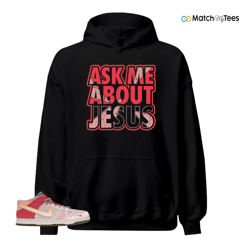 NIKE DUNK MID SOCIAL STATUS FREE LUNCH STRAWBERRY MILK SNEAKER Matching Tees hoodie