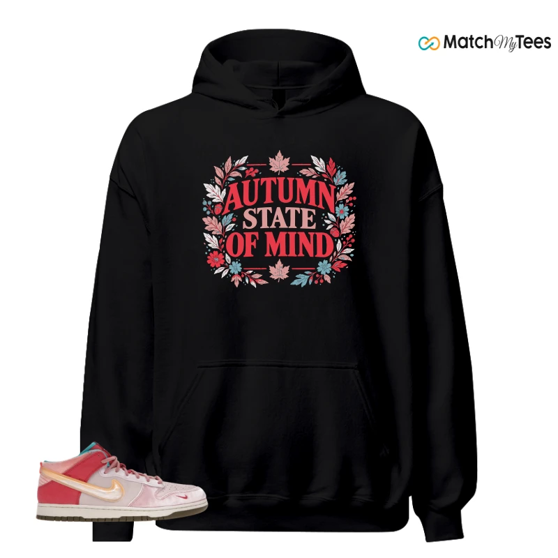 NIKE DUNK MID SOCIAL STATUS FREE LUNCH STRAWBERRY MILK SNEAKER Matching Tees hoodie