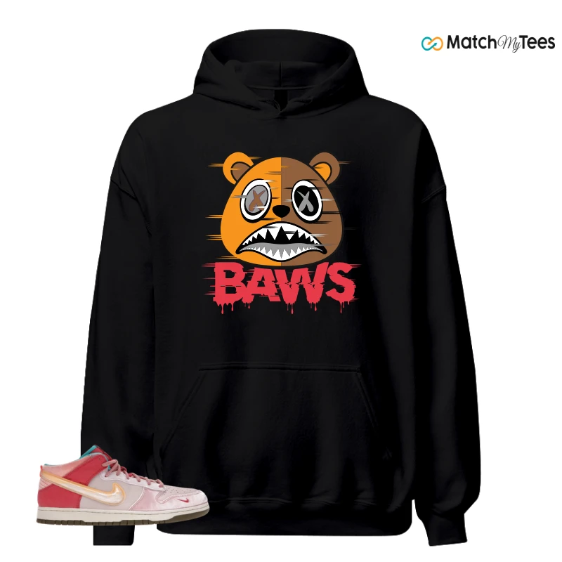 NIKE DUNK MID SOCIAL STATUS FREE LUNCH STRAWBERRY MILK SNEAKER Matching Tees hoodie