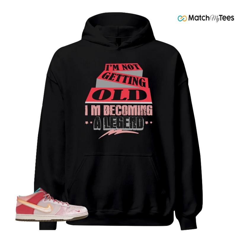 NIKE DUNK MID SOCIAL STATUS FREE LUNCH STRAWBERRY MILK SNEAKER Matching Tees hoodie