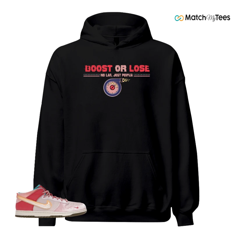 NIKE DUNK MID SOCIAL STATUS FREE LUNCH STRAWBERRY MILK SNEAKER Matching Tees hoodie