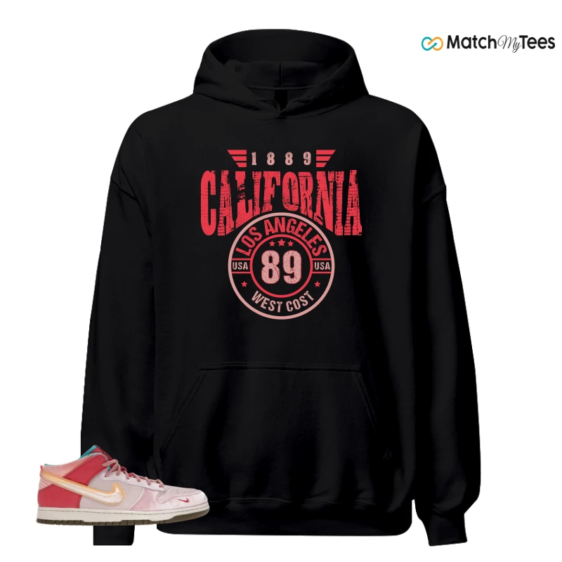 NIKE DUNK MID SOCIAL STATUS FREE LUNCH STRAWBERRY MILK SNEAKER Matching Tees hoodie