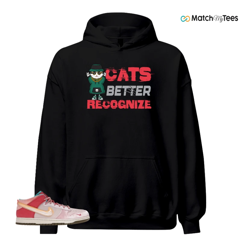 NIKE DUNK MID SOCIAL STATUS FREE LUNCH STRAWBERRY MILK SNEAKER Matching Tees hoodie