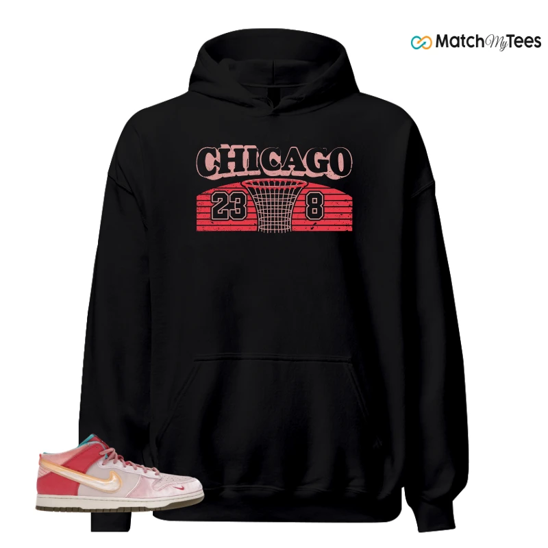 NIKE DUNK MID SOCIAL STATUS FREE LUNCH STRAWBERRY MILK SNEAKER Matching Tees hoodie