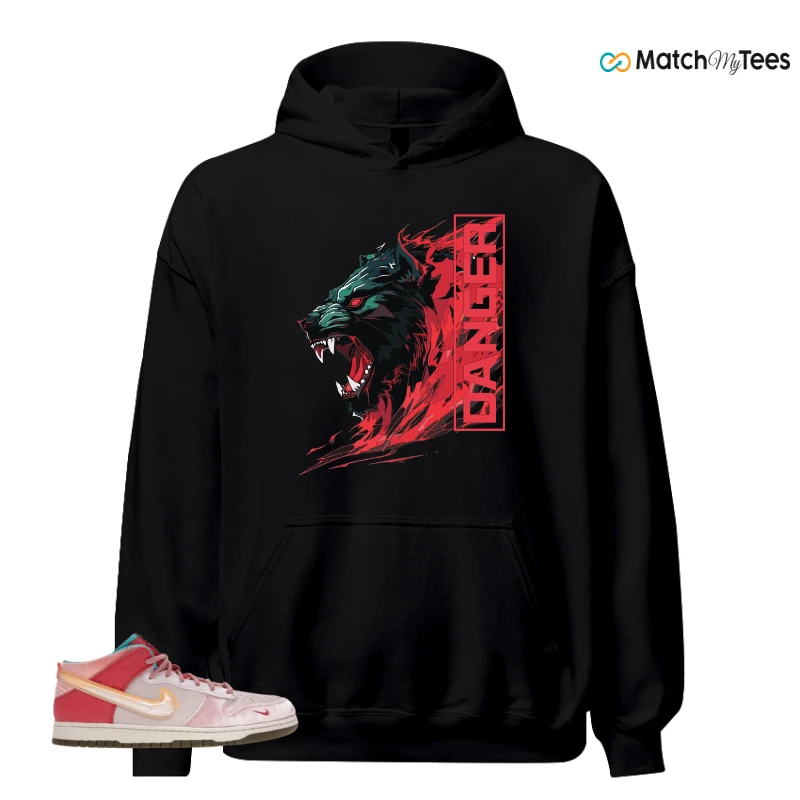 NIKE DUNK MID SOCIAL STATUS FREE LUNCH STRAWBERRY MILK SNEAKER Matching Tees hoodie