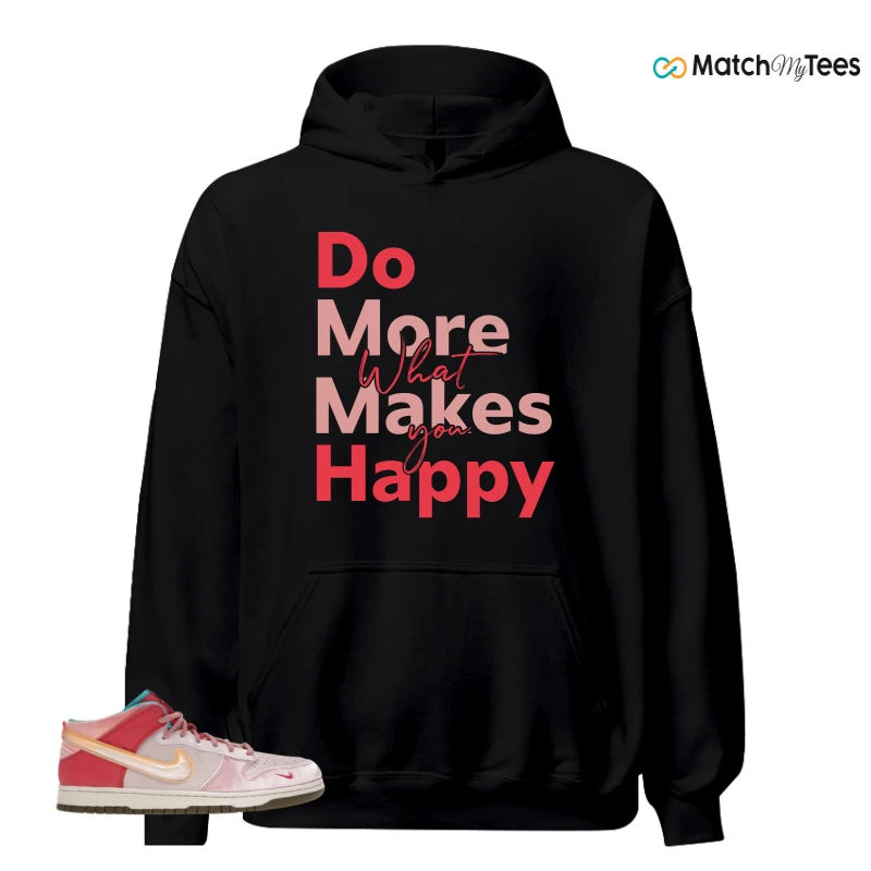 NIKE DUNK MID SOCIAL STATUS FREE LUNCH STRAWBERRY MILK SNEAKER Matching Tees hoodie