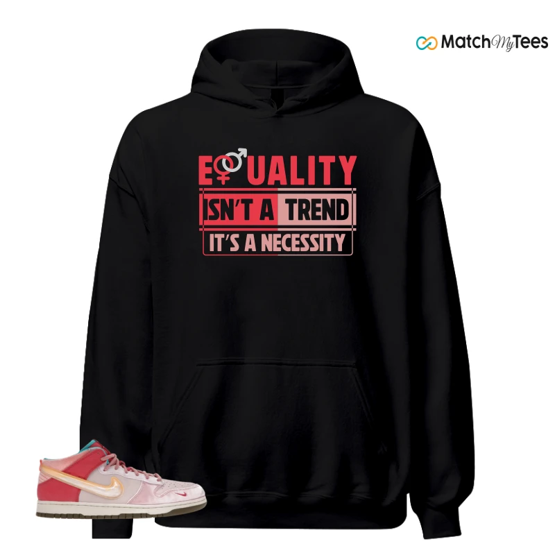 NIKE DUNK MID SOCIAL STATUS FREE LUNCH STRAWBERRY MILK SNEAKER Matching Tees hoodie