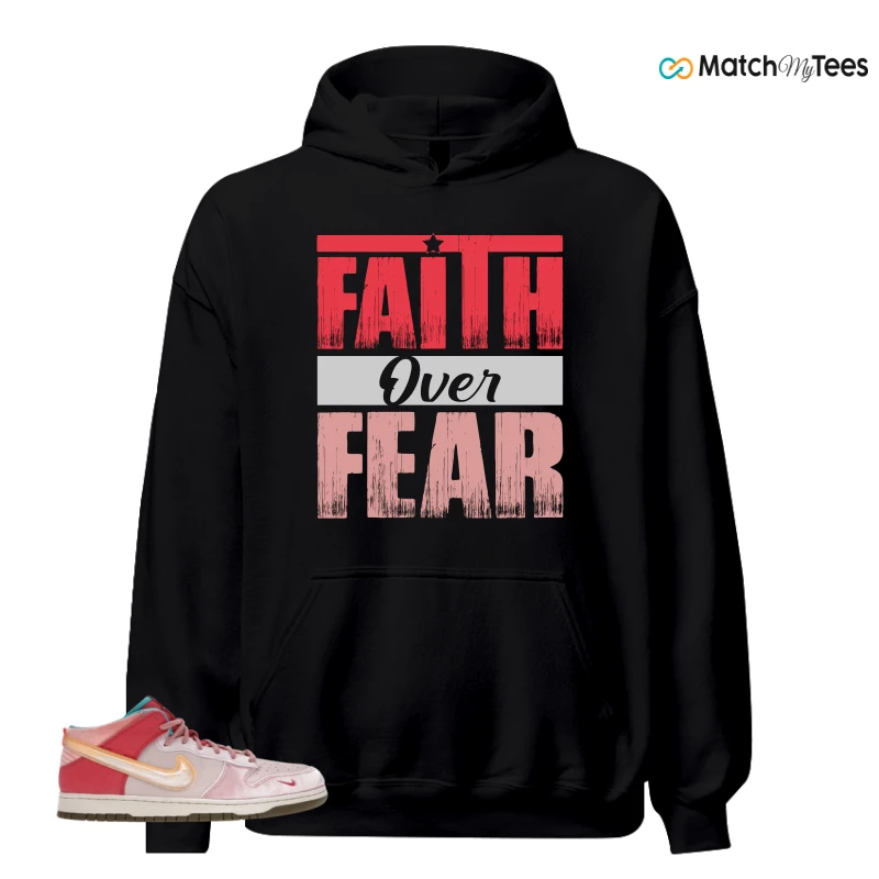 NIKE DUNK MID SOCIAL STATUS FREE LUNCH STRAWBERRY MILK SNEAKER Matching Tees hoodie