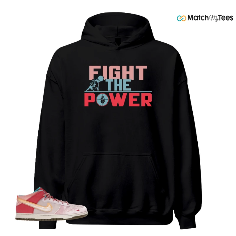 NIKE DUNK MID SOCIAL STATUS FREE LUNCH STRAWBERRY MILK SNEAKER Matching Tees hoodie