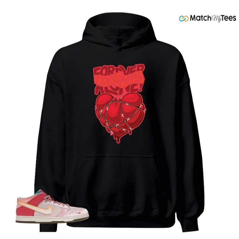 NIKE DUNK MID SOCIAL STATUS FREE LUNCH STRAWBERRY MILK SNEAKER Matching Tees hoodie