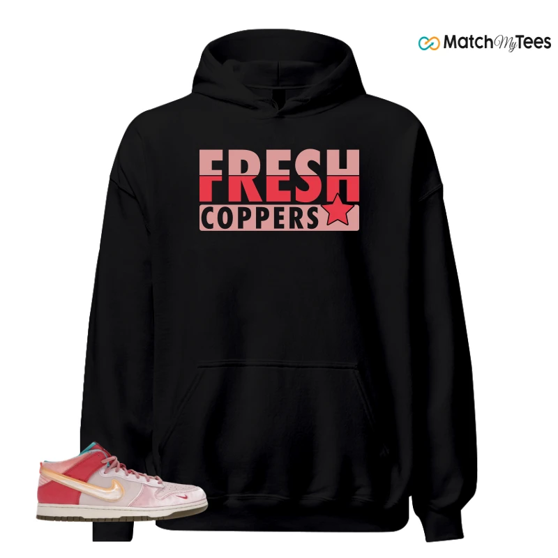 NIKE DUNK MID SOCIAL STATUS FREE LUNCH STRAWBERRY MILK SNEAKER Matching Tees hoodie