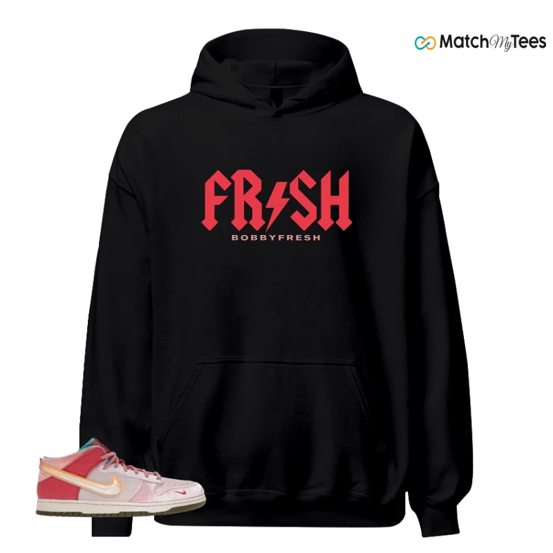 NIKE DUNK MID SOCIAL STATUS FREE LUNCH STRAWBERRY MILK SNEAKER Matching Tees hoodie