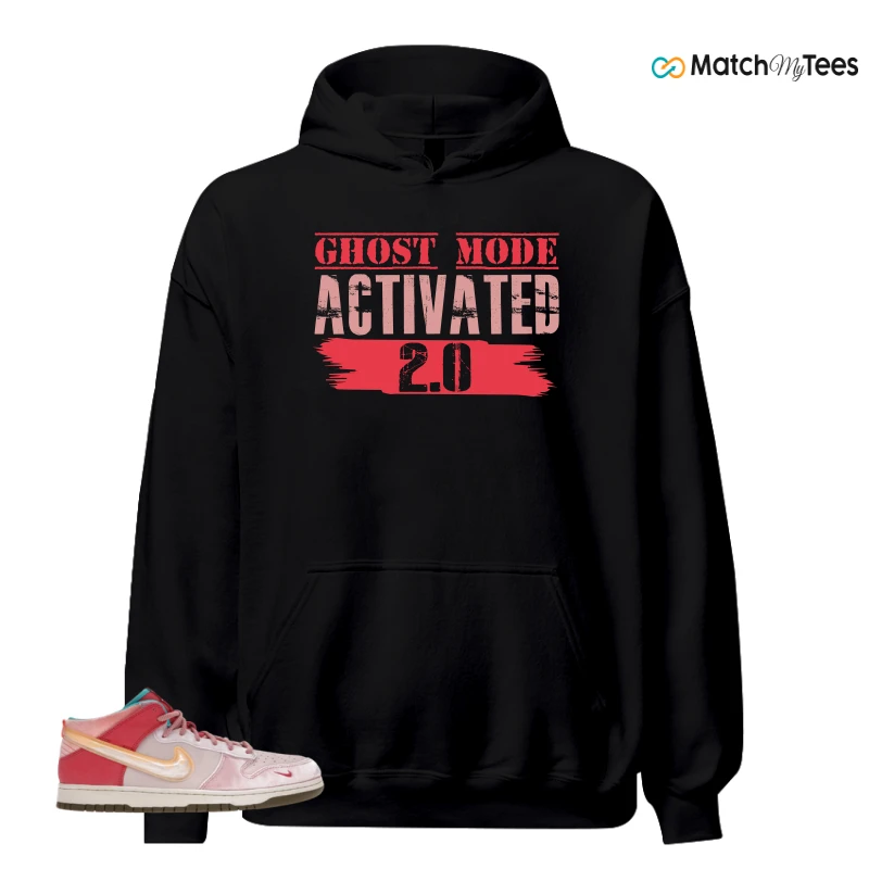 NIKE DUNK MID SOCIAL STATUS FREE LUNCH STRAWBERRY MILK SNEAKER Matching Tees hoodie