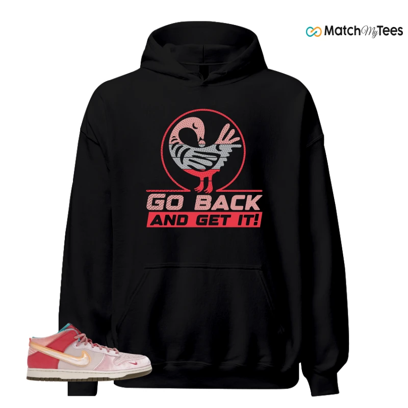 NIKE DUNK MID SOCIAL STATUS FREE LUNCH STRAWBERRY MILK SNEAKER Matching Tees hoodie