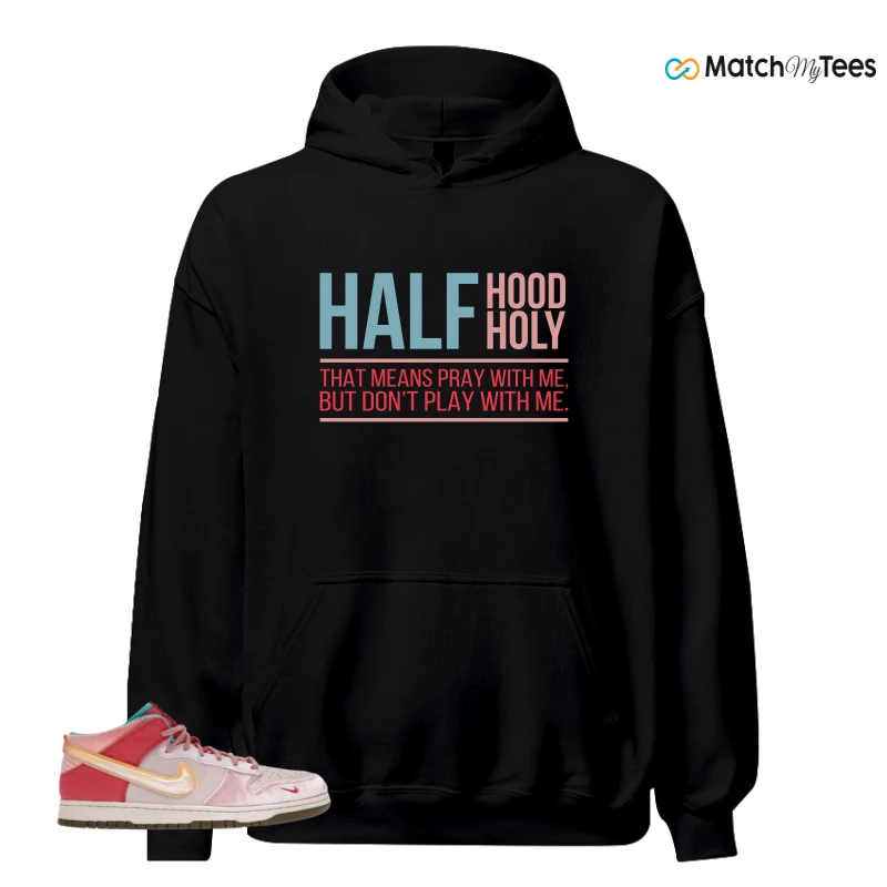 NIKE DUNK MID SOCIAL STATUS FREE LUNCH STRAWBERRY MILK SNEAKER Matching Tees hoodie