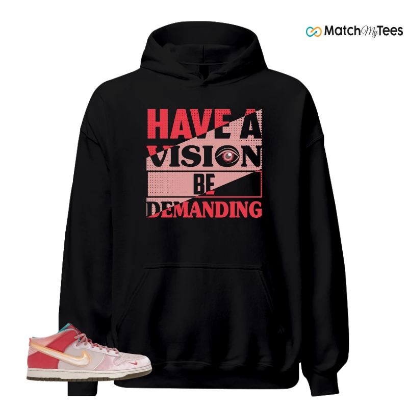 NIKE DUNK MID SOCIAL STATUS FREE LUNCH STRAWBERRY MILK SNEAKER Matching Tees hoodie