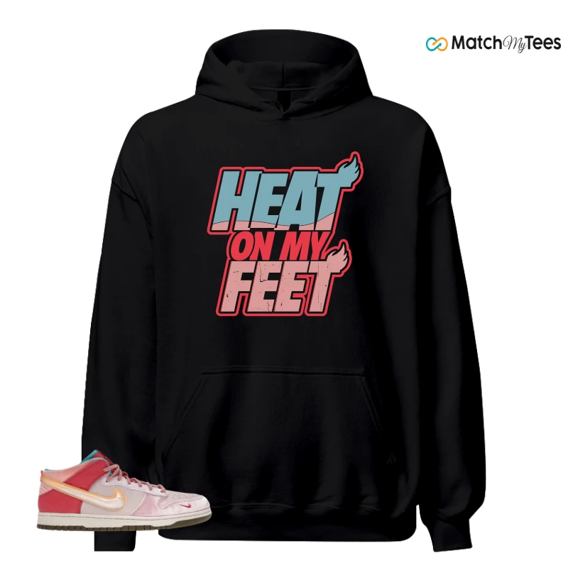 NIKE DUNK MID SOCIAL STATUS FREE LUNCH STRAWBERRY MILK SNEAKER Matching Tees hoodie