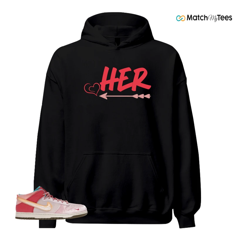 NIKE DUNK MID SOCIAL STATUS FREE LUNCH STRAWBERRY MILK SNEAKER Matching Tees hoodie