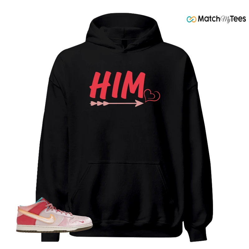 NIKE DUNK MID SOCIAL STATUS FREE LUNCH STRAWBERRY MILK SNEAKER Matching Tees hoodie