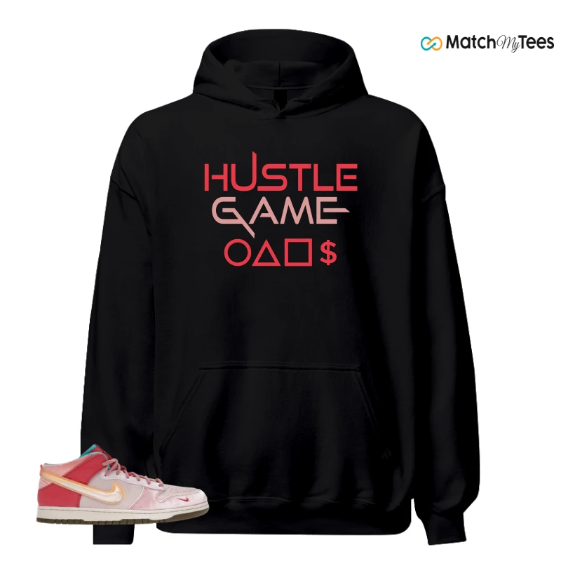 NIKE DUNK MID SOCIAL STATUS FREE LUNCH STRAWBERRY MILK SNEAKER Matching Tees hoodie