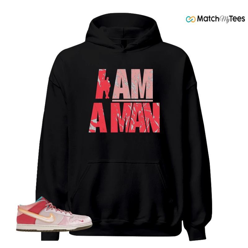 NIKE DUNK MID SOCIAL STATUS FREE LUNCH STRAWBERRY MILK SNEAKER Matching Tees hoodie