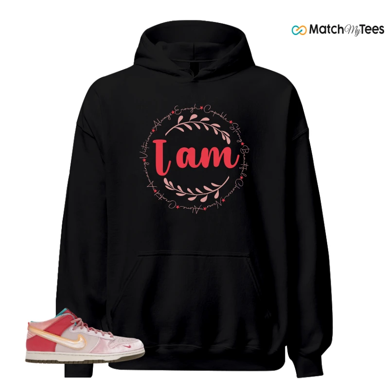 NIKE DUNK MID SOCIAL STATUS FREE LUNCH STRAWBERRY MILK SNEAKER Matching Tees hoodie