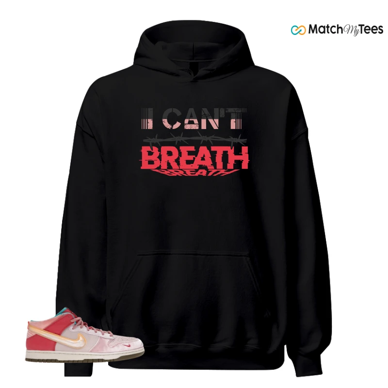 NIKE DUNK MID SOCIAL STATUS FREE LUNCH STRAWBERRY MILK SNEAKER Matching Tees hoodie