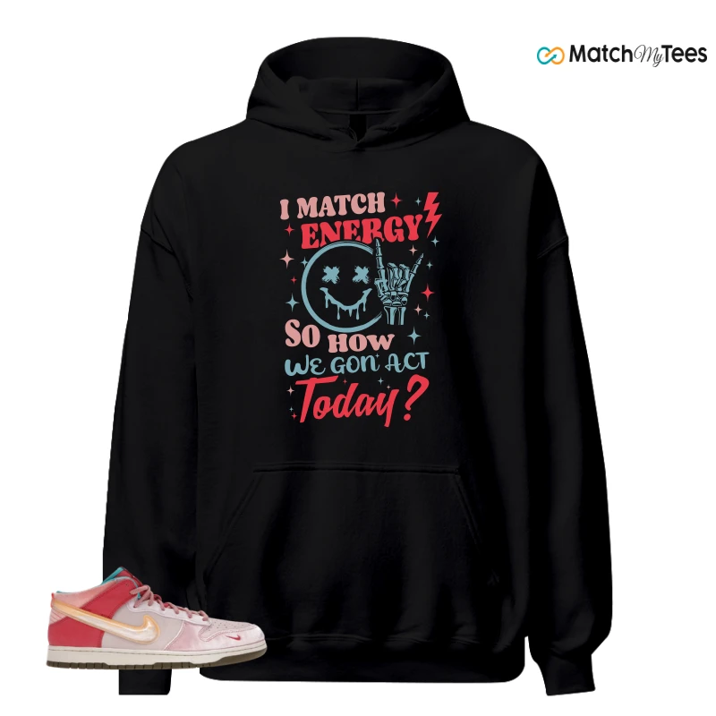 NIKE DUNK MID SOCIAL STATUS FREE LUNCH STRAWBERRY MILK SNEAKER Matching Tees hoodie