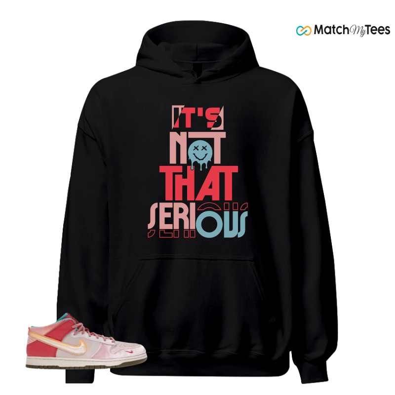 NIKE DUNK MID SOCIAL STATUS FREE LUNCH STRAWBERRY MILK SNEAKER Matching Tees hoodie