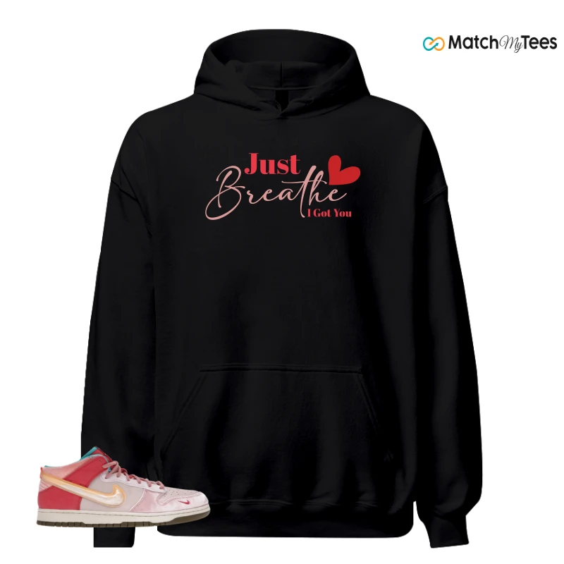 NIKE DUNK MID SOCIAL STATUS FREE LUNCH STRAWBERRY MILK SNEAKER Matching Tees hoodie