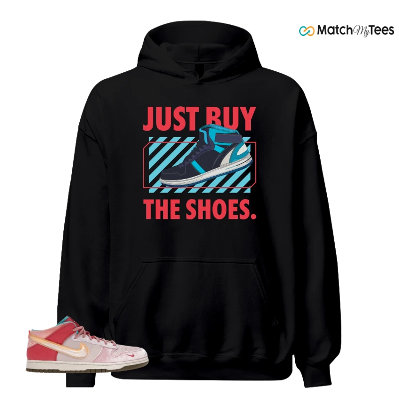 NIKE DUNK MID SOCIAL STATUS FREE LUNCH STRAWBERRY MILK SNEAKER Matching Tees hoodie