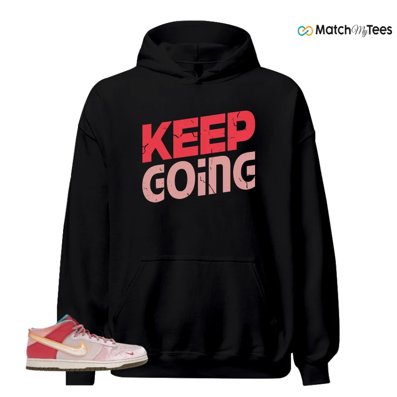 NIKE DUNK MID SOCIAL STATUS FREE LUNCH STRAWBERRY MILK SNEAKER Matching Tees hoodie