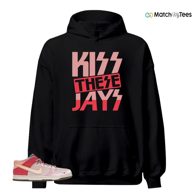 NIKE DUNK MID SOCIAL STATUS FREE LUNCH STRAWBERRY MILK SNEAKER Matching Tees hoodie