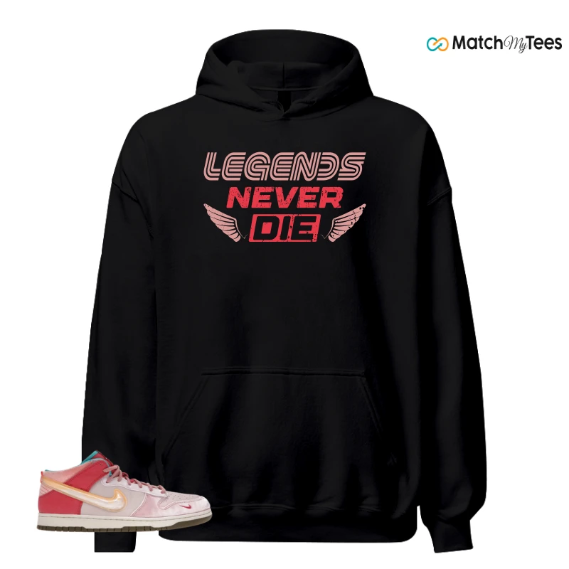 NIKE DUNK MID SOCIAL STATUS FREE LUNCH STRAWBERRY MILK SNEAKER Matching Tees hoodie