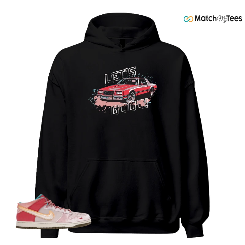 NIKE DUNK MID SOCIAL STATUS FREE LUNCH STRAWBERRY MILK SNEAKER Matching Tees hoodie